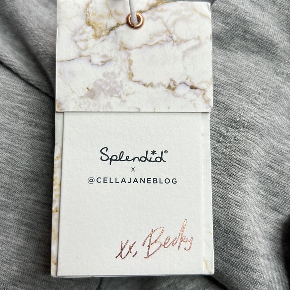 NWT Splendid x Cella Jane Supersoft Surplice Jumpsuit Gray Size Small - Picture 14 of 16